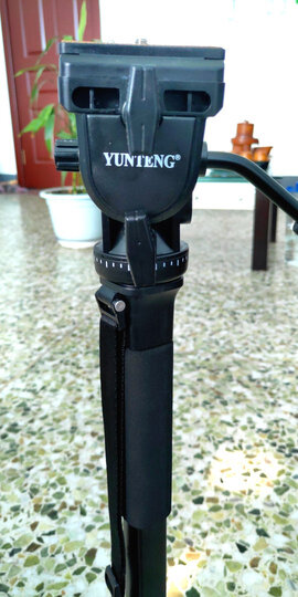 云腾(YUNTENG) VT-8008 微电影级专业大型三脚架云台套装 微单数码单反相机摄像机用 优质铝合金三角架黑色 晒单图