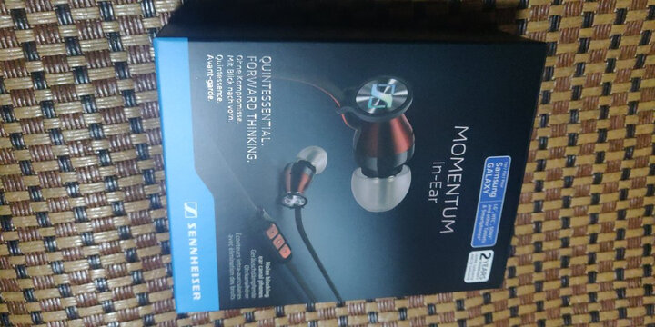 森海塞尔(Sennheiser)MOMENTUM In-Ear I Black Chrome 馒头入耳式耳机 手机耳机 黑铬色 苹果版3.5mm接口 晒单图