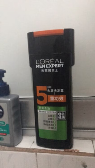 欧莱雅 (LOREAL)男士去屑洗发露(薄荷酷爽)400ml(新老包装随机发货) 晒单图