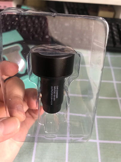 KOOLIFE 车载充电器车充点烟器3.1A快充双USB一拖二手机充电器头 电压检测LED数显苹果华为手机通用-金属金色 晒单图