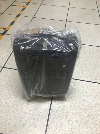 瑞动(SWISSMOBILITY)拉杆箱26英寸商务时尚差旅行李箱 防泼水静音万向轮旅行箱男女 5513黑色 晒单图