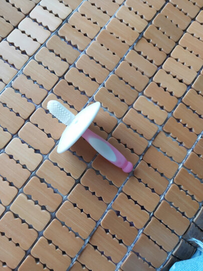 贝亲 (Pigeon) 牙刷 婴儿牙刷 婴儿训练牙刷 柔软刷毛 1阶段训练牙刷 粉色 6-8月 11534 晒单图