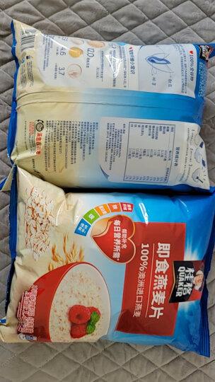 桂格牛奶高钙燕麦片540g（27g*20袋） 醇香系列 早餐谷物 不含反式脂肪酸  晒单图