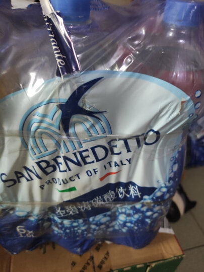 意大利进口 圣碧涛（San Benedetto） 饮用天然水 500ml*6 （新老包装交替） 晒单图