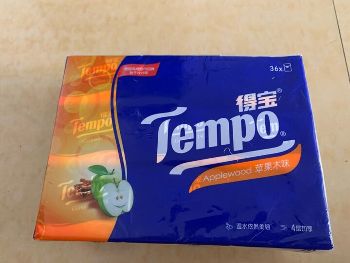 得宝(Tempo) 儿童版迷你纸手帕 4层加厚小包纸巾 7张*24包 天然无香 晒单图