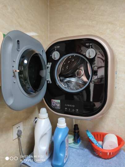 大宇（DAEWOO） 小型迷你壁挂式滚筒洗衣机家用全自动儿童婴儿宝宝DY-BGX01 苏格兰银 晒单图