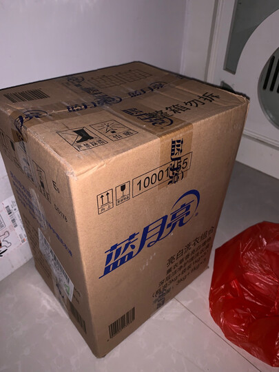 蓝月亮洗衣液12斤套装:亮白增艳薰衣草3kg瓶+1kg袋*3 晒单图