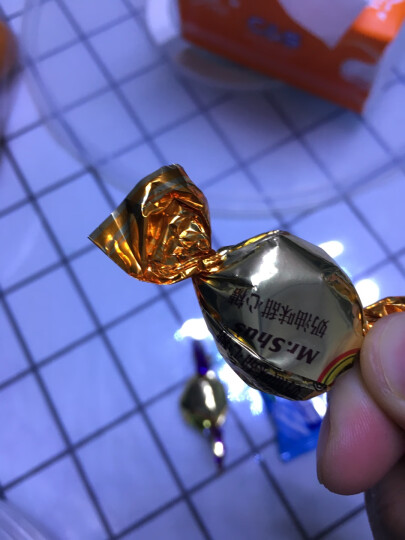 KDV俄罗斯进口糖果紫皮糖结婚喜糖女友休闲零食巧克力味夹心糖500g 晒单图