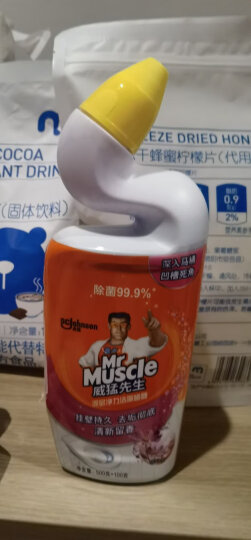 威猛先生（Mr Muscle）洁厕剂 500g+100g 柠檬香 洁厕啫喱 洁厕灵 洁厕液 马桶清洁 晒单图