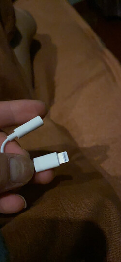 Apple Lightning/闪电 转 3.5毫米耳机插孔转换器/转换头 晒单图