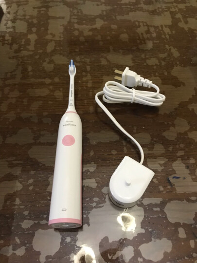 飞利浦电动牙刷成人情侣款全自动充电式 牙龈护理型 自带2支刷头 粉白色 HX3226/41（新老包装随机发货） 晒单图