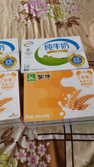 伊利 纯牛奶250ml*24盒 晒单图