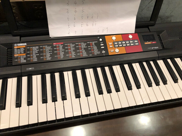 雅马哈（YAMAHA）PSR-E263 儿童成人初学入门学习娱乐电子琴61键 晒单图