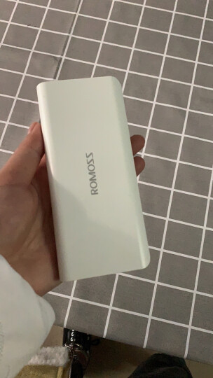 罗马仕（ROMOSS）sense4超薄小巧充电宝10000毫安时智能迷你便携移动电源双输出适用于苹果/安卓手机平板白色 晒单图