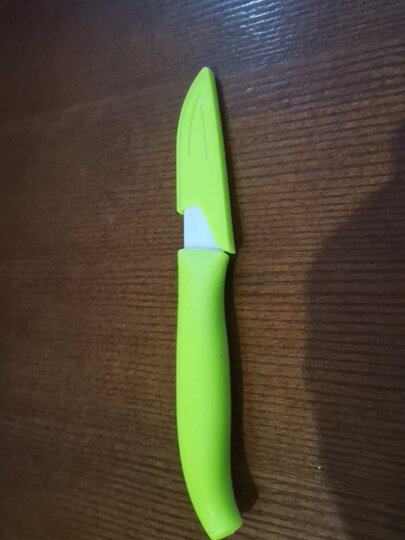 美瓷（MYCERA）陶瓷刀3寸切水果刀具 厨房小刀 瓜果刀 削皮刀 辅食刀（橙色）EZ3O 晒单图