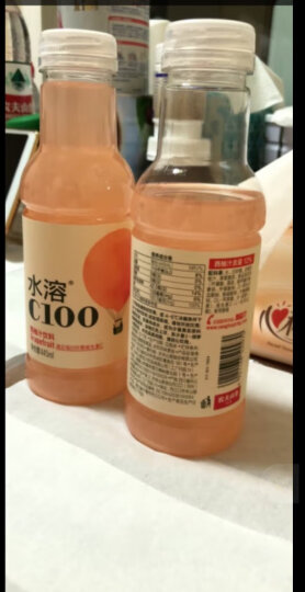 农夫山泉 水溶C100西柚味 复合果汁饮料445ml*15瓶 满足每日所需维生素C 晒单图