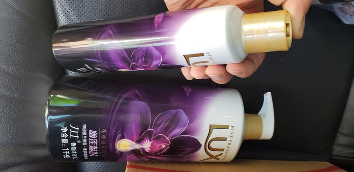 【京东超市】力士(LUX)沐浴露(闪亮冰爽1L+晶透焕采350ml) 晒单图