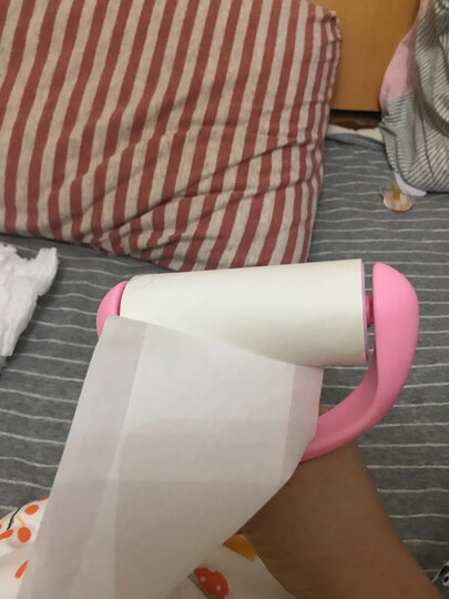 伊司达 粘毛器 粘尘纸滚筒可撕式去毛粘刷9卷装 晒单图