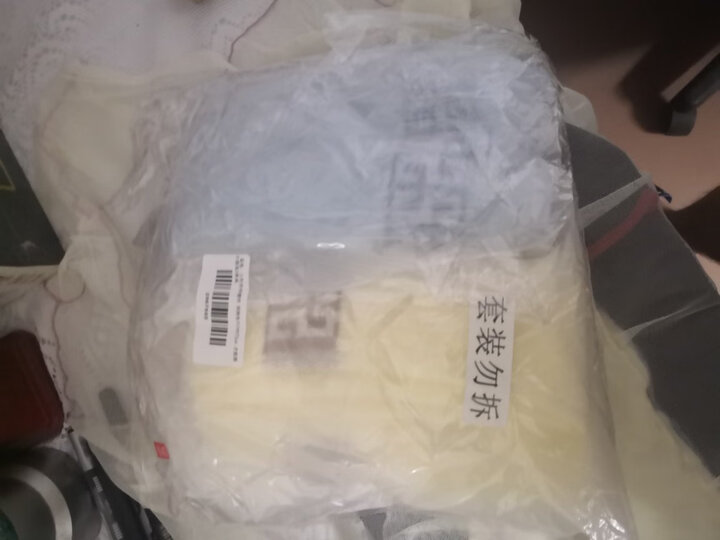 三利 纯棉井格绣花面巾3条装 洗脸毛巾 独立包装 34×75cm 晒单图