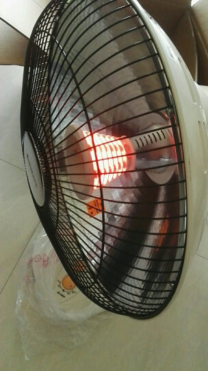 艾美特（AIRMATE）取暖器/小太阳/电暖器家用/鸟笼子电热暖气 92厘米台立两用高度可调节定时暖气扇烤火炉 HF1214T-W 晒单图