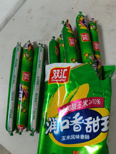 双汇 火腿肠 润口香甜王 玉米风味香肠 30g*9/袋 晒单图