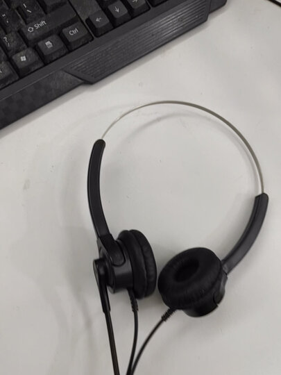 亚尔亚（YEY）VE60D-MV 头戴式呼叫中心话务耳机 客服办公耳麦  双耳适用于 电话机 固话 水晶头线控耳机 晒单图