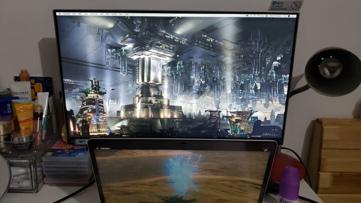 AOC 卢瓦尔系列 LV273HIP 27英寸窄边框IPS广视角不闪屏电脑显示器(双HDMI+DP) 晒单图