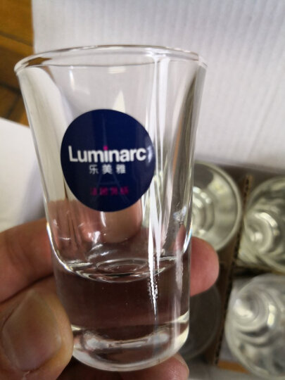 乐美雅（Luminarc）无铅玻璃烈酒吞杯 小白酒杯洋酒杯 34ml 6只装 G9059 晒单图