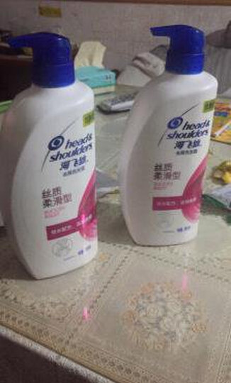 海飞丝洗发水套装丝质柔滑700ml*2送200ml 持久去屑清洁止痒清爽柔润 男士女士通用 清香型 晒单图
