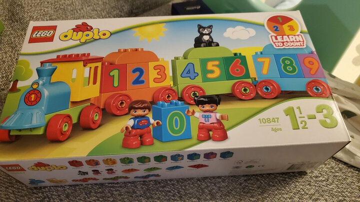 乐高(LEGO)积木 得宝10847 数字火车1.5-3岁 大颗粒早教玩具 男孩女孩 生日礼物 晒单图