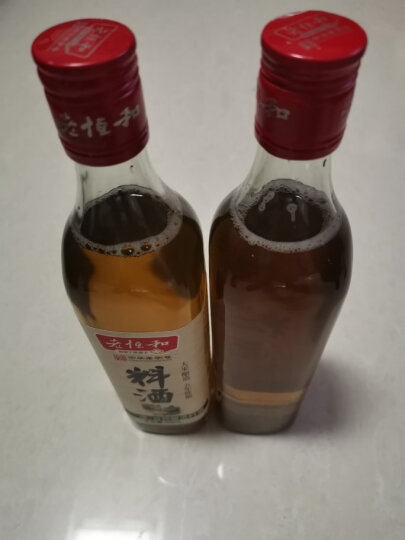 老恒和料酒零添加 五陈年原酿黄酒  去腥解膻 增味添香 烹饪料酒500ml*2 晒单图