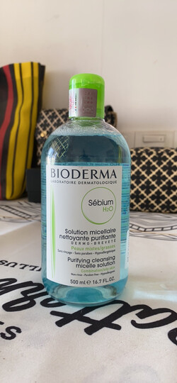 贝德玛(BIODERMA)卸妆水净妍控油洁肤液500ml(绿水 清洁毛孔 油皮补水 改善油痘肌 眼唇脸三合一 敏感肌) 晒单图