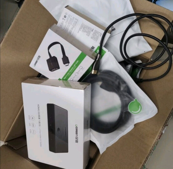 绿联(UGREEN)USB转RS232串口转接线 DB9针公对母连接线转换器 支持考勤机收银机标签打印机com口1.5米20201 晒单图