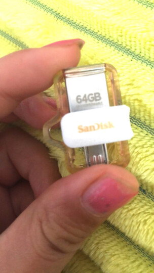 闪迪 （SanDisk） 64GB Micro USB3.0 U盘 DD3酷捷 香槟金色 读速150MB/s 安卓手机平板三用 便携APP管理软件 晒单图