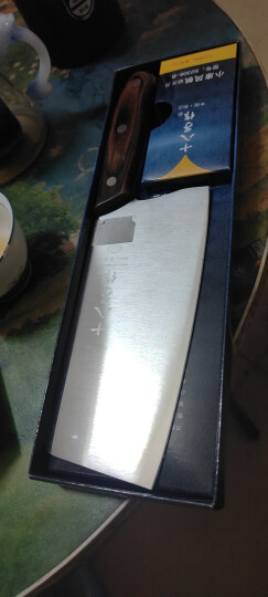 十八子作刀具 轻便小巧女士专用菜刀不锈钢小康切片刀S2308-B 晒单图