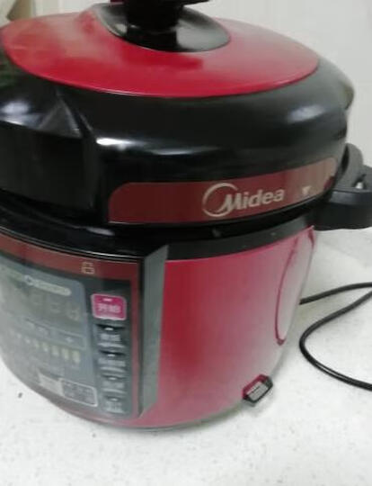 美的(Midea)电压力锅6升双胆大容量高压锅 一键排气 七段调压 开盖收汁 WQC60A5(李现推荐) 晒单图