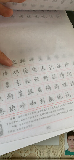 华夏万卷字帖 田英章行书7000常用字 硬笔书法学生成人钢笔字帖 大学男女生临摹描红手写体 晒单图