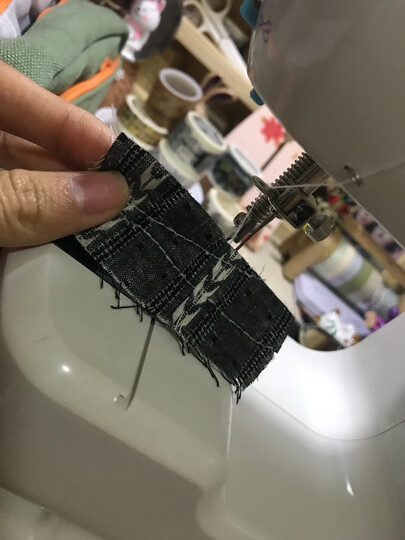 绿之源电动台式缝纫机 迷你家用多功能小型吃厚微型脚踏手工裁缝机 晒单图