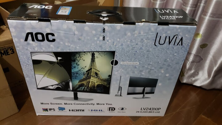 AOC 卢瓦尔系列 LV273HIP 27英寸窄边框IPS广视角不闪屏电脑显示器(双HDMI+DP) 晒单图