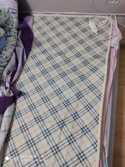 彩虹电热毯双人电褥子大宽幅电毯子 长1.8米 宽1.7米（花色随机）JD110  新老包装随机发货 晒单图