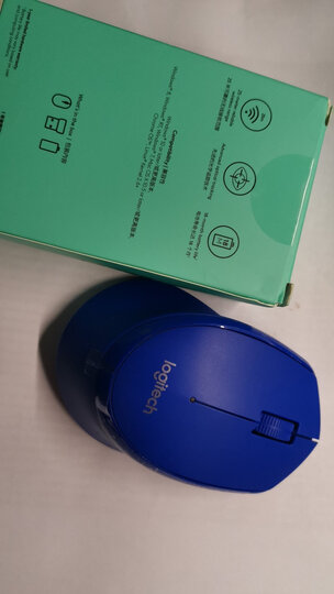 罗技(Logitech)M275(M280) 鼠标 无线鼠标 办公鼠标 右手鼠标 黑色 带无线2.4G接收器 晒单图