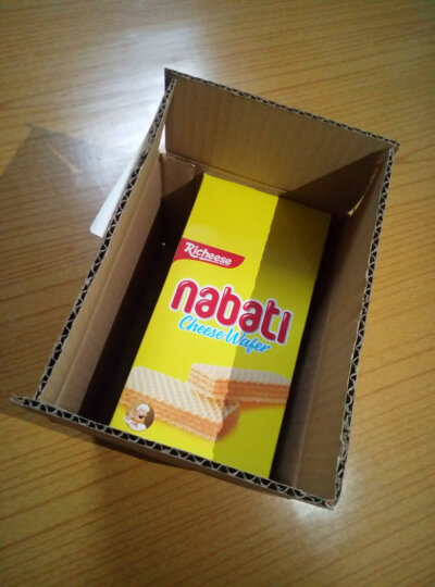 丽芝士（Richeese）印尼进口纳宝帝Nabati奶酪味威化饼干300g/罐儿童休闲零食 晒单图
