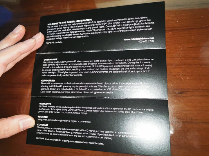 GUNNAR Enigma 玛瑙黑色镜框 琥珀色镜片 电竞防蓝光眼镜 晒单图
