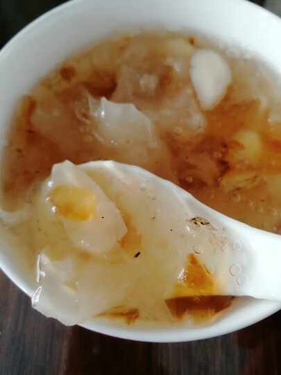 八荒 古田银耳 糯耳丑耳 需泡发黄金银耳白木耳200g 百合桂圆银耳莲子羹煲汤材料 凉拌菜火锅食材 晒单图
