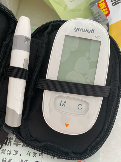 鱼跃(YUWELL)血糖仪580套装 家用智能免调码(赠50片试纸+50支采血针) 晒单图