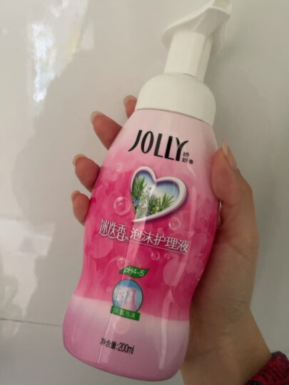 娇妍（JOLLy）迷迭香泡沫护理液200ml泡沫型弱酸滋润养护私处私密可用清洁液洗液温和滋润 晒单图