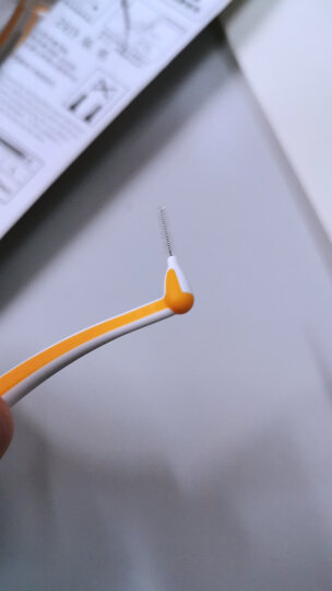 奈森克林 L型0.6mm牙间刷SSSS号10支 便携齿间牙缝刷正畸牙刷 晒单图