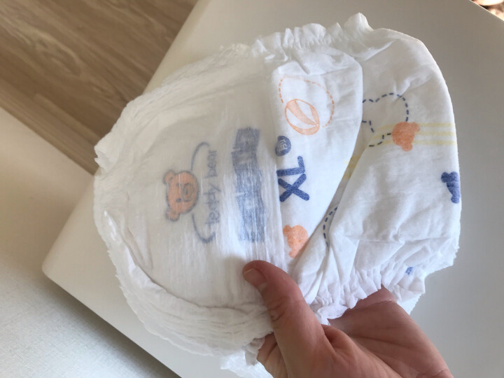 泰迪熊Teddy Bear臻薄透气纸尿裤L80片(9-14公斤)婴儿尿不湿 晒单图
