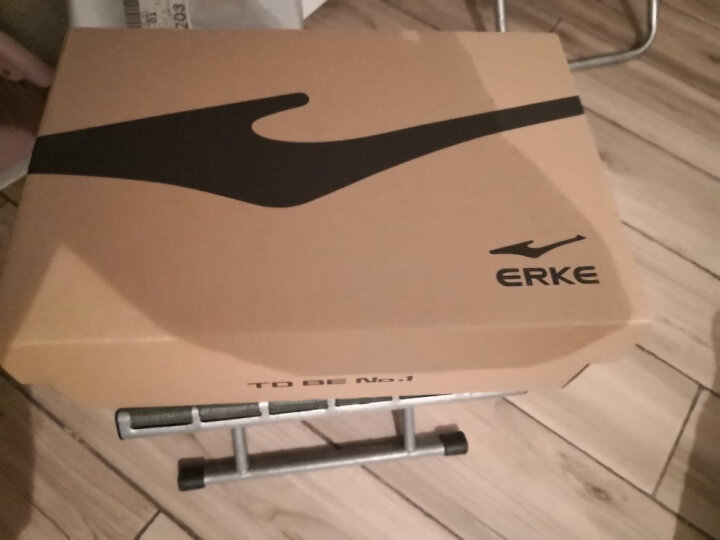 鸿星尔克ERKE 女鞋新款轻便休闲跑步鞋52117114086 正黑 38 晒单图