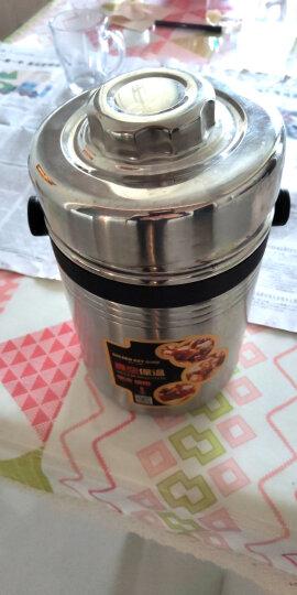金钥匙(GOLDEN KEY)304保温提锅 1.5L直型防溢真空不锈钢饭盒 保温桶 GK-R1500T 晒单图